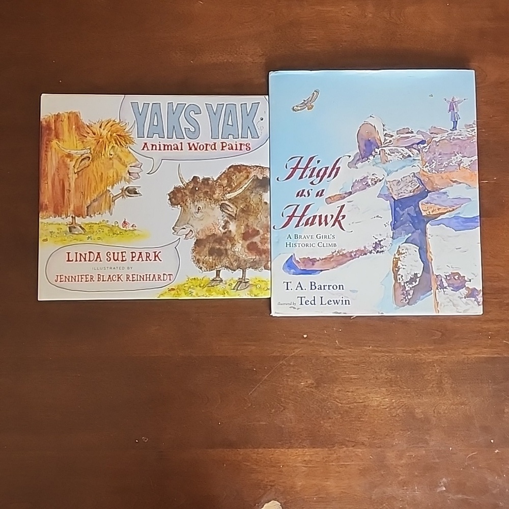 Lot of 2 kids' hardcover books – fun, educational, and in great condition!